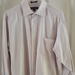Faconnable Mens Long Sleeve Dress Shirt